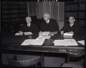 Little Rock Prints: Judges Seated at Desk