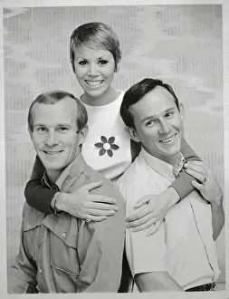 Judy Carne with the Smothers Brothers