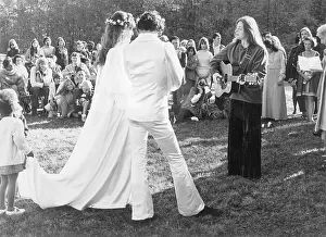 Folk Prints: Judy Collins Singing at a Wedding