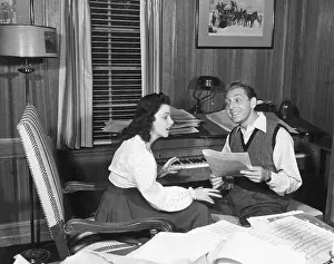 Songwriter Prints: Judy Garland & David Rose @ Piano @ Home
