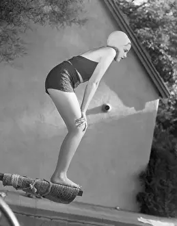 Bikini Prints: Judy Garland on a Diving Board
