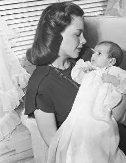 Judy Garland Holding Liza Minnelli as a Baby