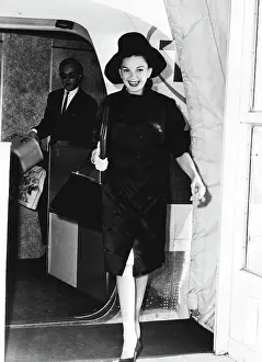 Judy Garland Leaving Jet