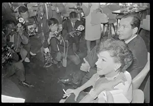 Yokohama Prints: Judy Garland and Mark Herron with Press