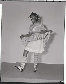Judy Garland Performing in Costume