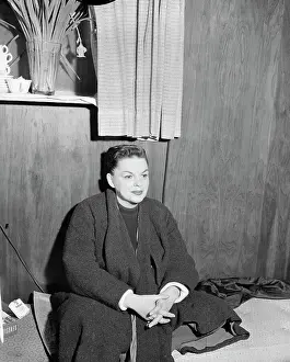 Judy Garland Seated with Hands Folded