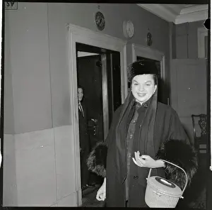 Judy Garland Standing in Hallway