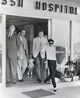 Judy Garland Walking From Hospital
