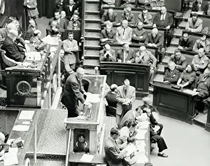 Jules Moch Speaking to the National Assembly