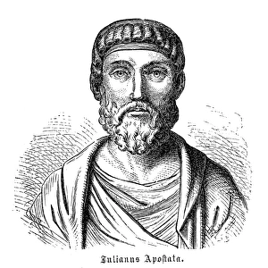 Oriental Style Woodblock Art Collection: Julian the Apostate (331-363), Roman Emperor