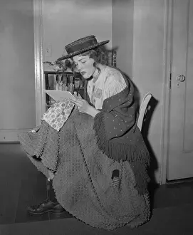 Eliza Doolittle Prints: Julie Andrews as Eliza Doolittle Writing Letters