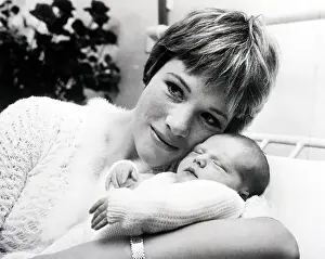 Newborn Prints: Julie Andrews with Newborn Emma