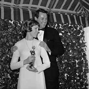 Julie Andrews Recieving Golden Globe