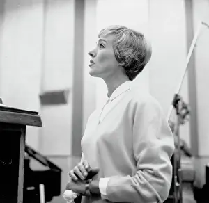 Julie Andrews In The Studio