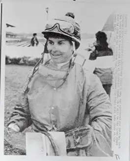 Julie Krone Walking on Racetrack