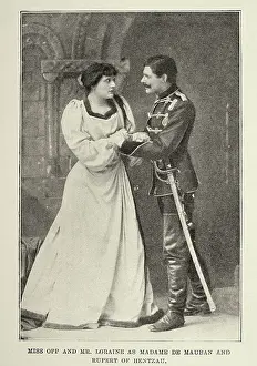 Julie Opp and Robert Loraine, Victorian theatre, 1890s, 19th Century