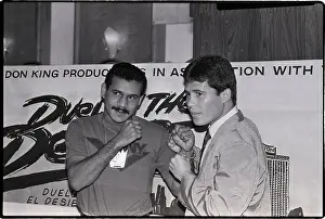 Julio Cesar Chavez with Edwin Rosario