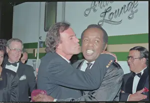 Julio Iglesias Kissing Lou Rawls