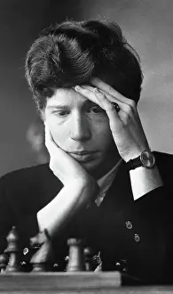 Julio Kaplan at the Opening Game of the 43rd Annual International Chess Competition