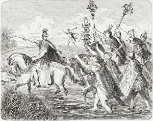Julius Caesar Crossing Rubicon