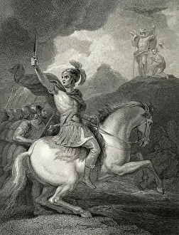 Julius Caesar Crossing The Rubicon on Horseback