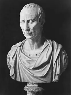 Vatican Museums Prints: Julius Caesar Sculpture