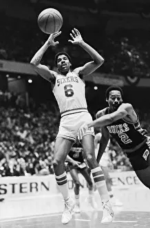 Ball Court Prints: Julius Erving and Junior Bridgeman