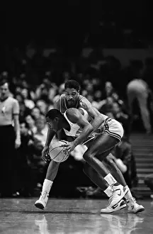 Julius Erving Trying to Steal Ball