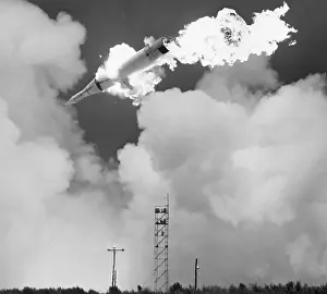 Juno-11 Missile With Satellite Explodes