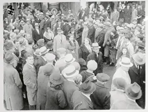 Flemington Prints: Jury Members Walking Towards Courthouse