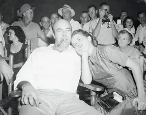 Milam Prints: J.W. Milam and Wife at Trial