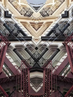 Images Dated 30th January 2017: Kaleidoscopic image of cast iron buildings in the Cast Iron District in Soho, Manhattan