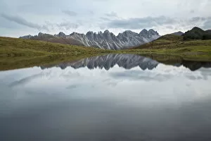 Kalkkoegel range from Salfeinssee Lake near Innsbruck, Tyrol, Austria, Europe