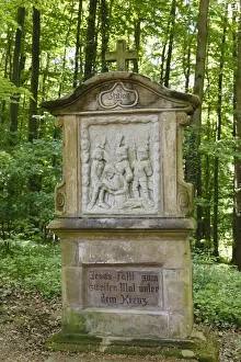 Upper Franconia Prints: Kalvarienberg wayside shrine, Guegel pilgrimage church