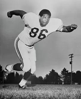 Linebacker Prints: Kansas City Chiefs Defensive Lineman Buck Buchanan