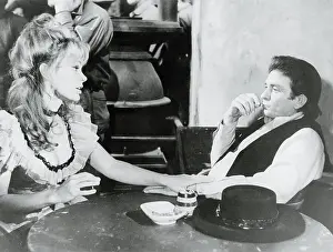 Santa Fe Prints: Karen Black Talking to Johnny Cash