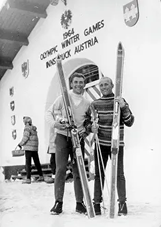 Karl Schranz and Anderl Molterer 1964 Winter Olympics
