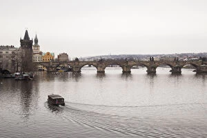 Images Dated 24th January 2016: Karluv Most Bridge - Prague, Czech Republic