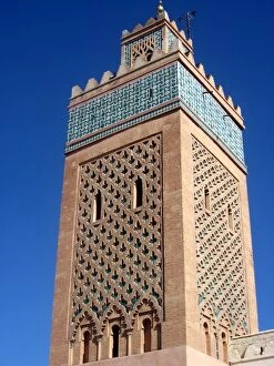 Images Dated 6th February 2008: Kasbah Mosque, Marrakech, Morocco