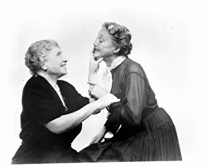 Katharine Cornell with Helen Keller