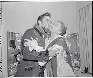 Katharine Cornell Kissing Tyrone Power