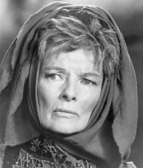 Headscarf Prints: Katharine Hepburn as Hecuba, Queen of Troy