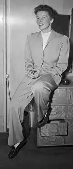Interview Prints: Katharine Hepburn During Interview