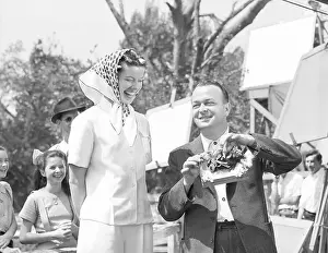 Pre Teen Prints: Katharine Hepburn and Jack Greenwood