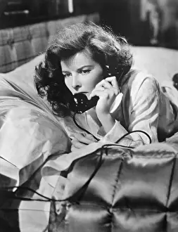 Katharine Hepburn on the Phone