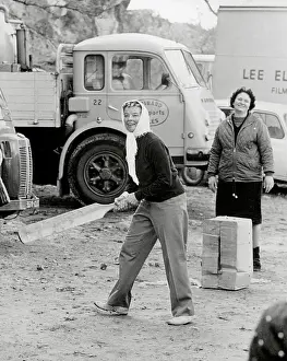 Arles Prints: Katharine Hepburn Playing Cricket on Lot