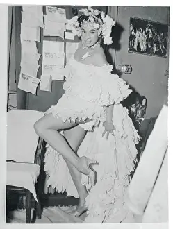 Katherine Dunham Before Performing