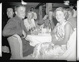 Kathleen Agnes Kennedy Cavendish and Friends Sitting at Table