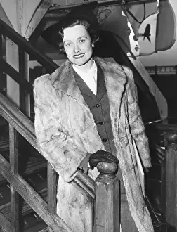 Kathleen Ferrier Smiling On Boat
