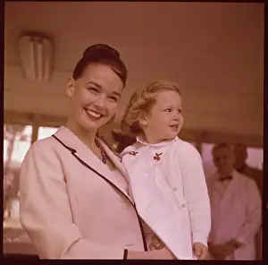 Kathy Crosby Holding Her Daughter